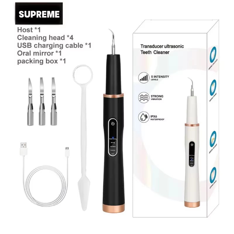 Pet Ultrasonic Tooth Cleaner – Smart Dog & Cat Tartar Remover Dental Scaler Kit