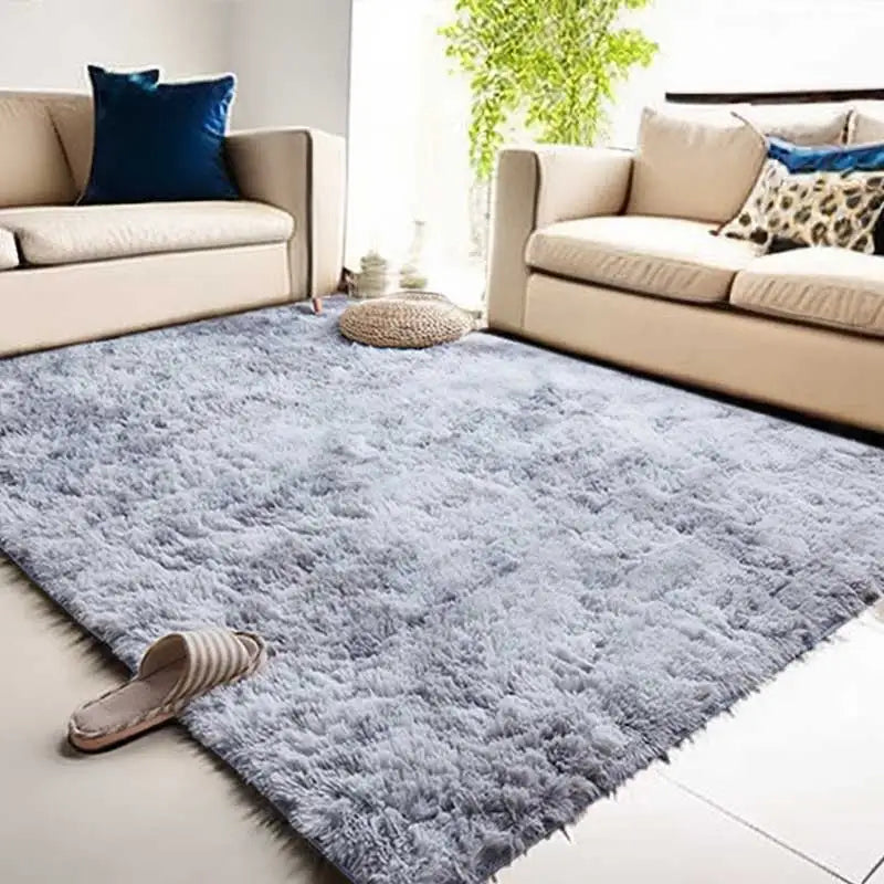 Modern Plush Fluffy Area Rug for Living Room, Bedroom & Kids’ Room – Soft Carpet Floor Mat, Ideal Home & Christmas Gift