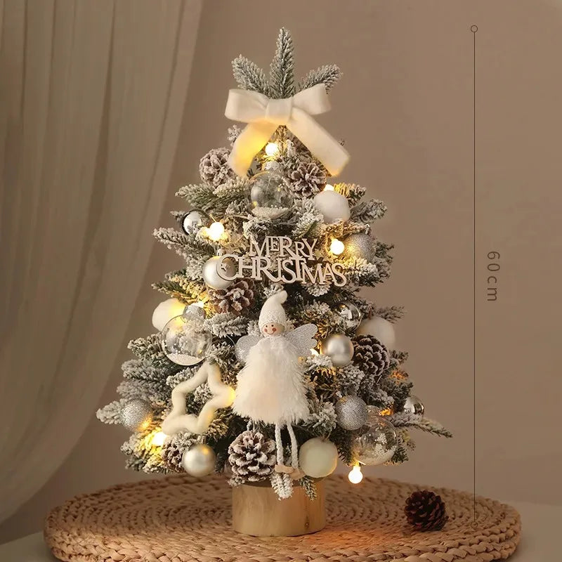2025 Decorative Mini Christmas Tree – Tabletop 45cm/60cm Holiday Ornament