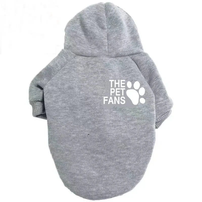 "Winter Warm Designer Dog Hoodie – Fashion Pet Clothing for Chihuahua, French Bulldog & Large Dogs"