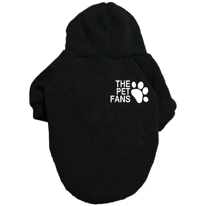 "Winter Warm Designer Dog Hoodie – Fashion Pet Clothing for Chihuahua, French Bulldog & Large Dogs"