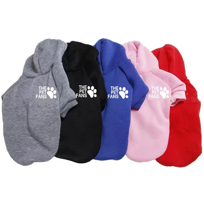 "Winter Warm Designer Dog Hoodie – Fashion Pet Clothing for Chihuahua, French Bulldog & Large Dogs"