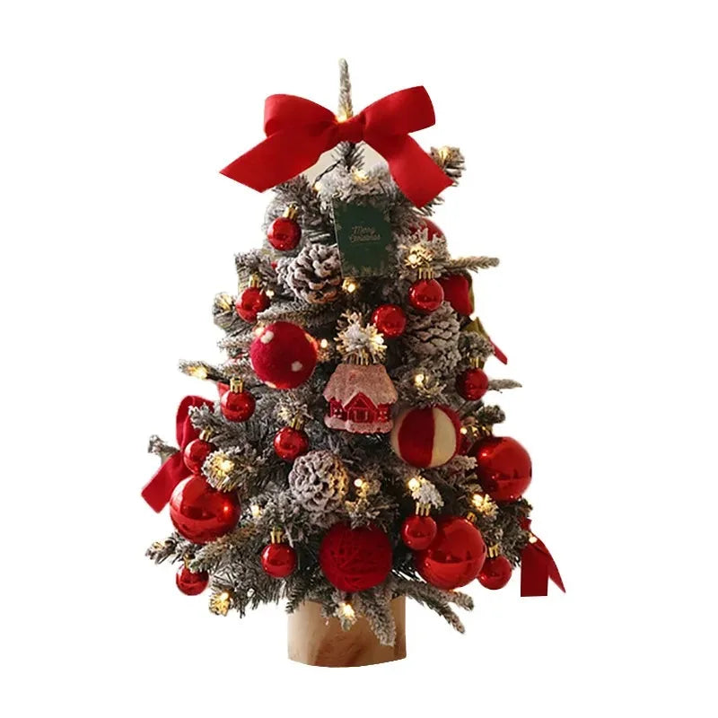2025 Decorative Mini Christmas Tree – Tabletop 45cm/60cm Holiday Ornament