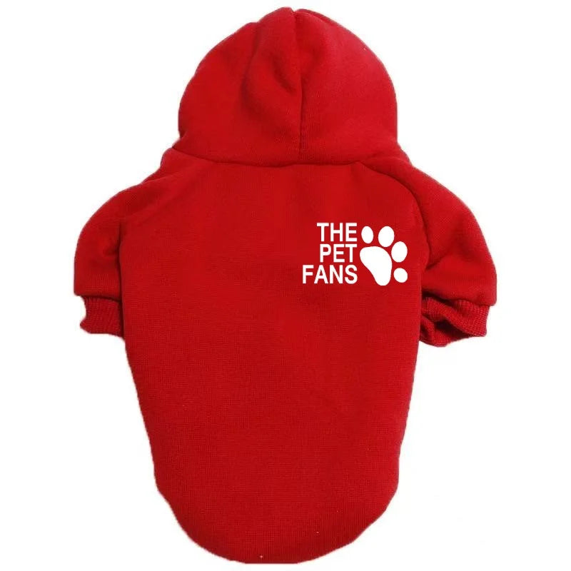 "Winter Warm Designer Dog Hoodie – Fashion Pet Clothing for Chihuahua, French Bulldog & Large Dogs"