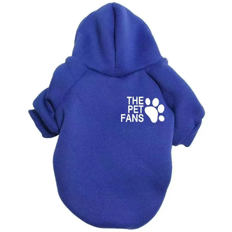 "Winter Warm Designer Dog Hoodie – Fashion Pet Clothing for Chihuahua, French Bulldog & Large Dogs"